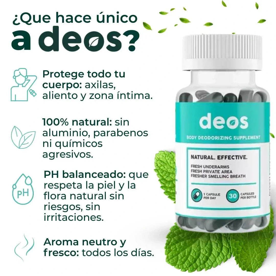 DEOS™ – Desodorante Natural Interno