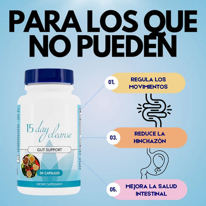 CleanGut™ 15D – Detox Intestinal Natural en Solo 15 Días