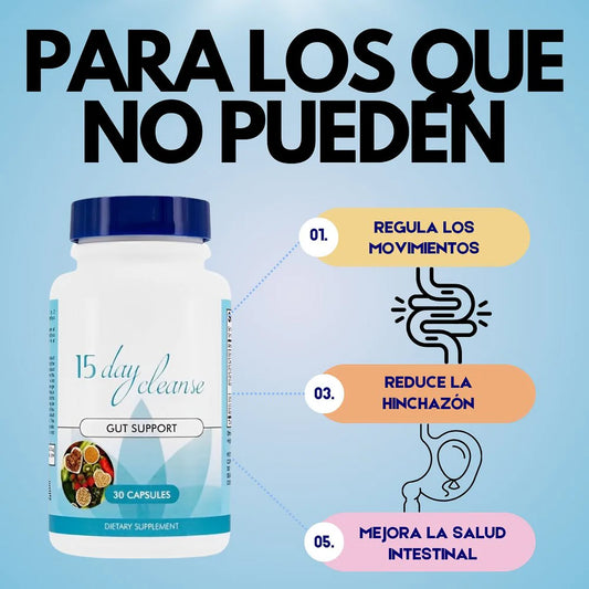 CleanGut™ 15D – Detox Intestinal Natural en Solo 15 Días